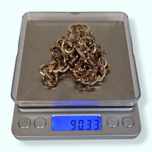 Aldo Rhinestone Tiger Chain Knocker Necklace - Picture 6 of 6